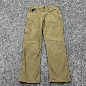 Ariat Pants Mens 30x30 Tan Brown Relaxed Straight M4 Rebar Workwear Canvas City